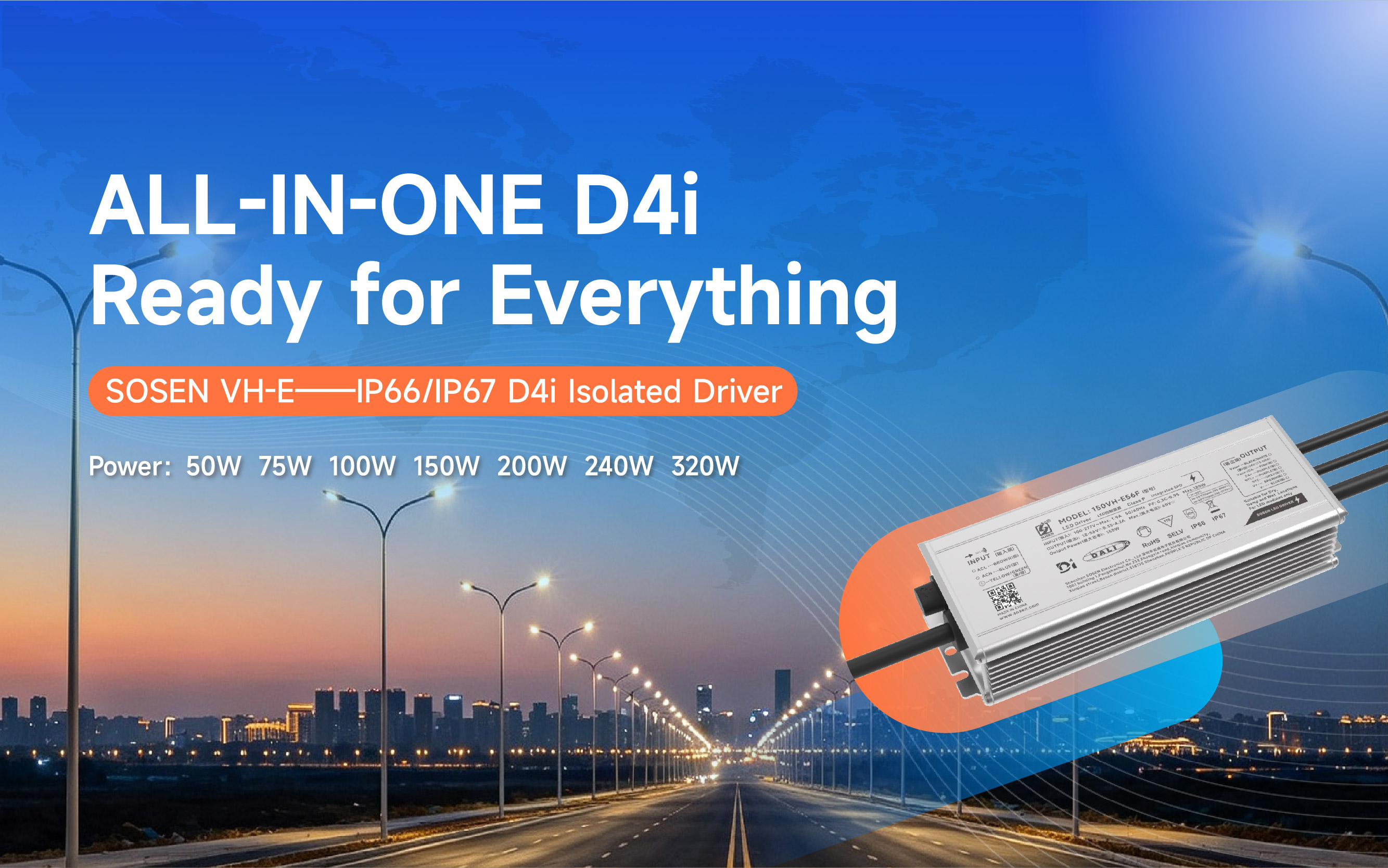 SOSEN VH-E&mdash;&mdash;IP66/IP67 D4i Isolated Driver
