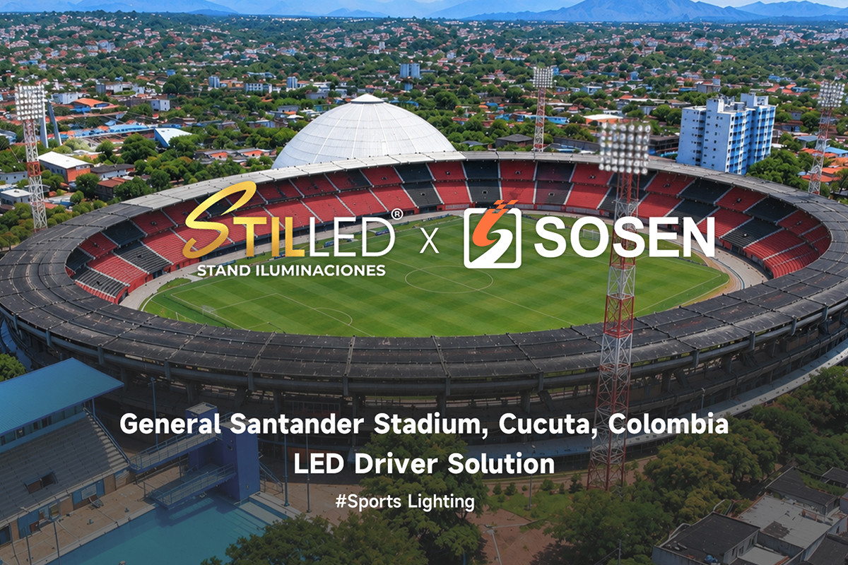 Sosen Powers the Lighting Upgrade at General Santander Stadium in Colombia