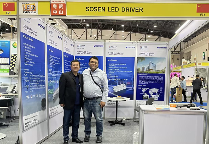 SOSEN LED Driver Makes a Splash at LED EXPO Thailand 2023
