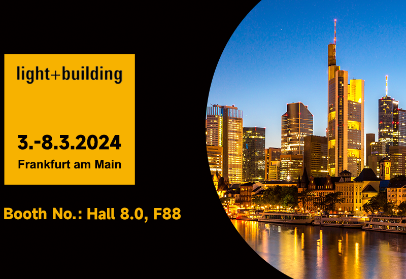 SOSEN will be attending Light + Building 2024 in Frankfurt .
